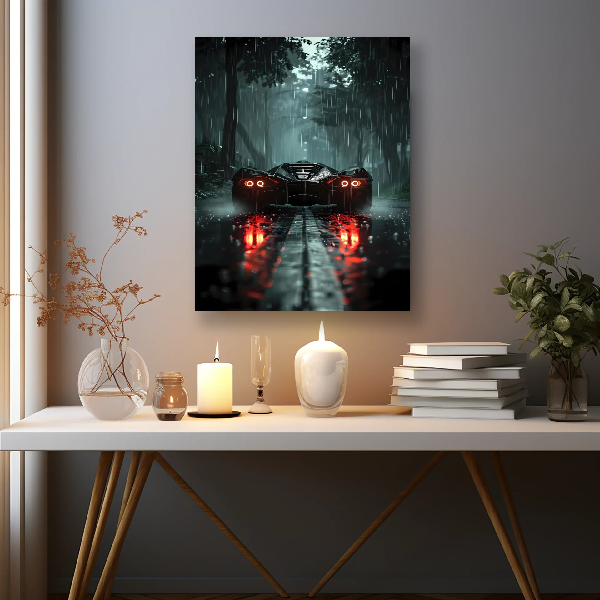 Gece Yarısı Gücü Metal Tablo - Görsel 2