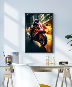 Alevli Geçiş Metal Tablo - Görsel 3
