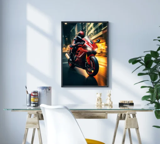 Alevli Geçiş Metal Tablo - Görsel 3