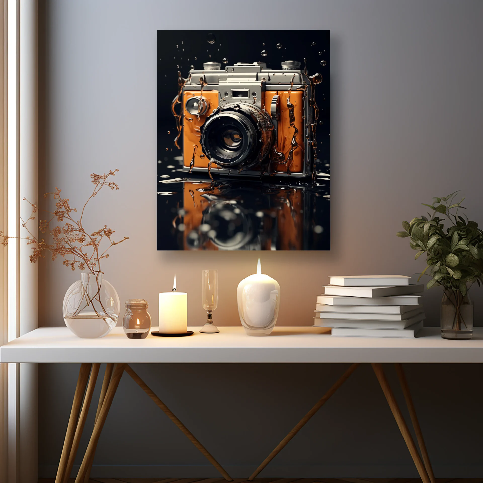 Retro Objektif Metal Tablo - Görsel 2