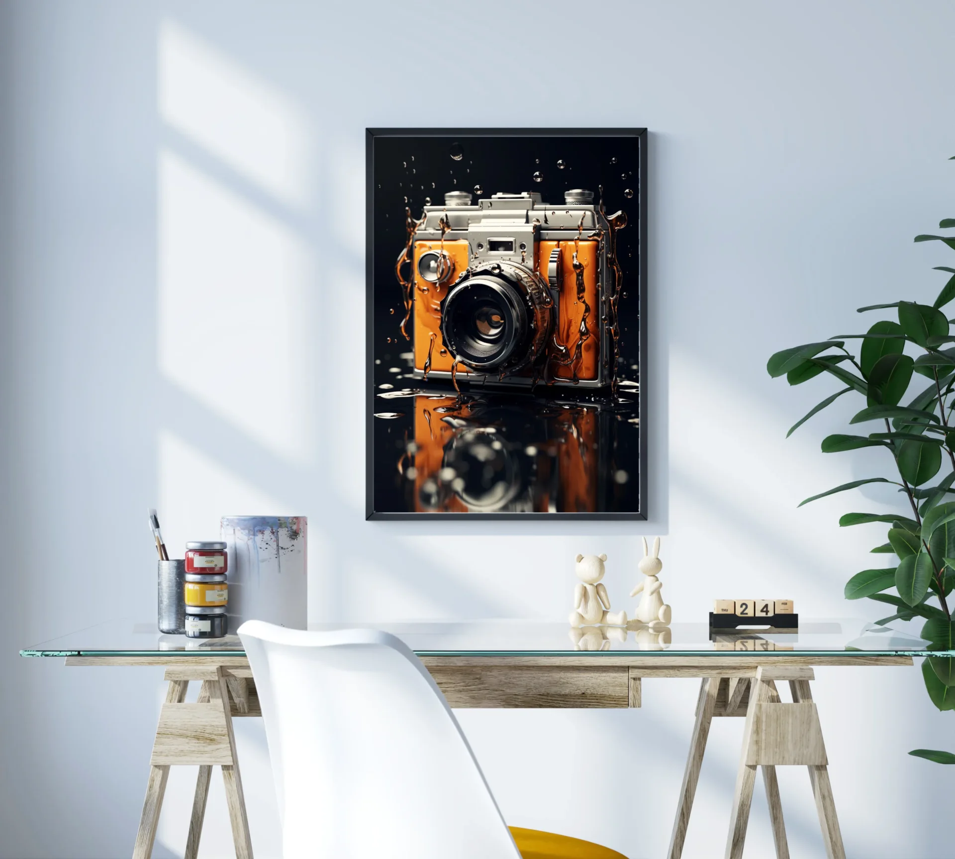 Retro Objektif Metal Tablo - Görsel 3