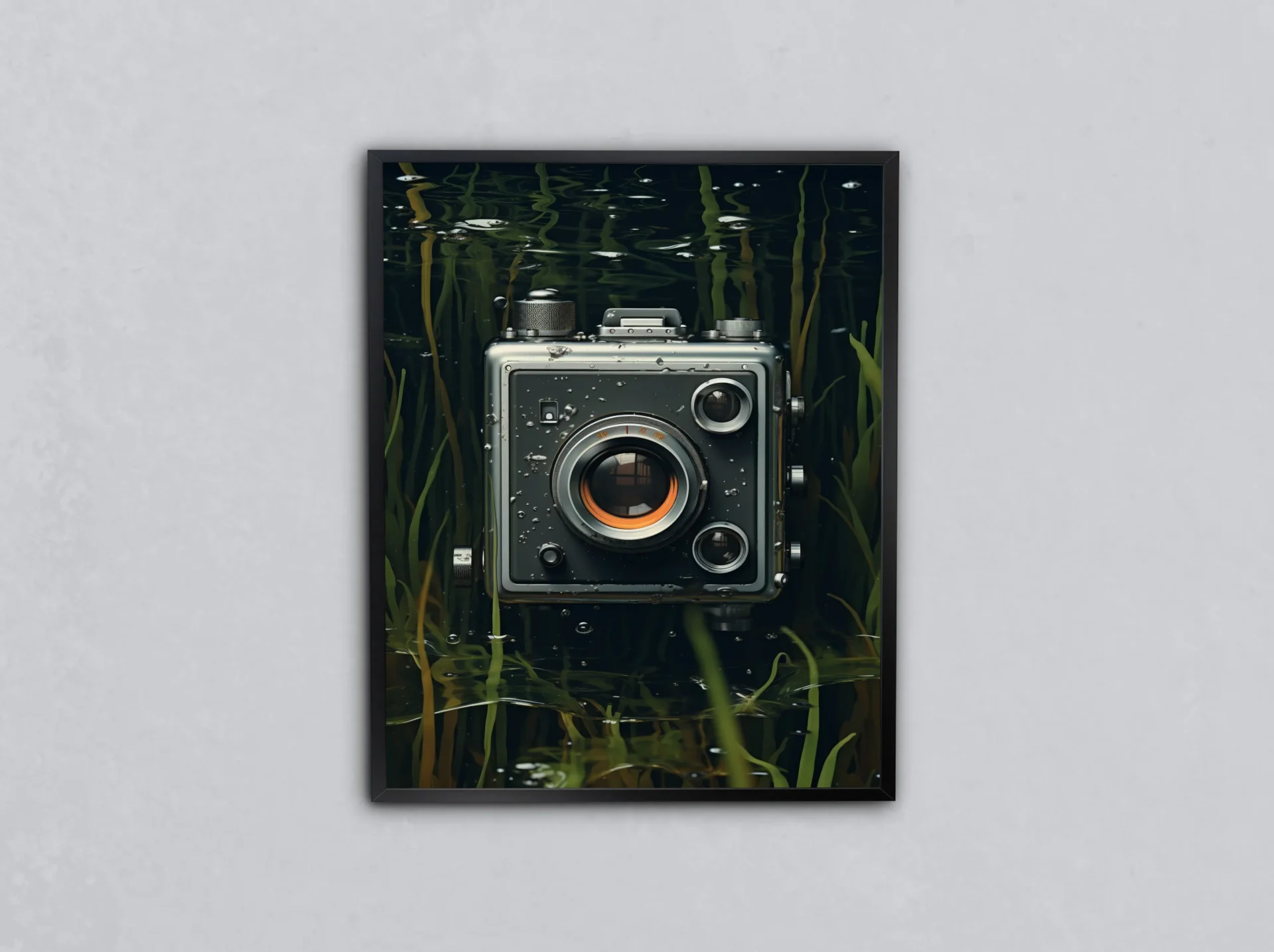 Bataklık Kamerası Metal Tablo