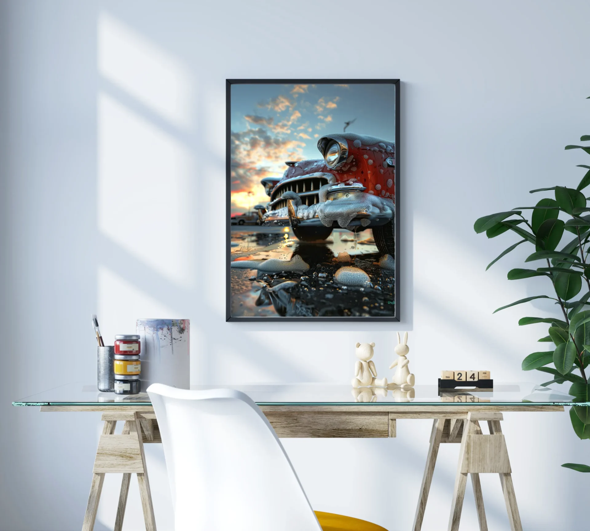 Kıyıdaki Hatıra Metal Tablo - Görsel 3