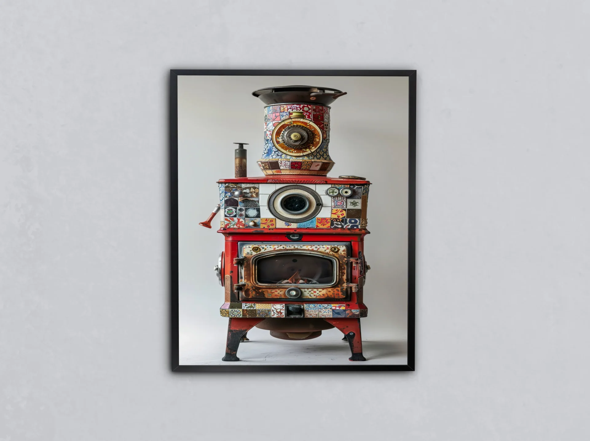 Zaman Makinesi Metal Tablo