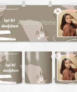 Alternative view of astel Boho İyi Ki Doğdun Termos Matara Bardak Özel Set