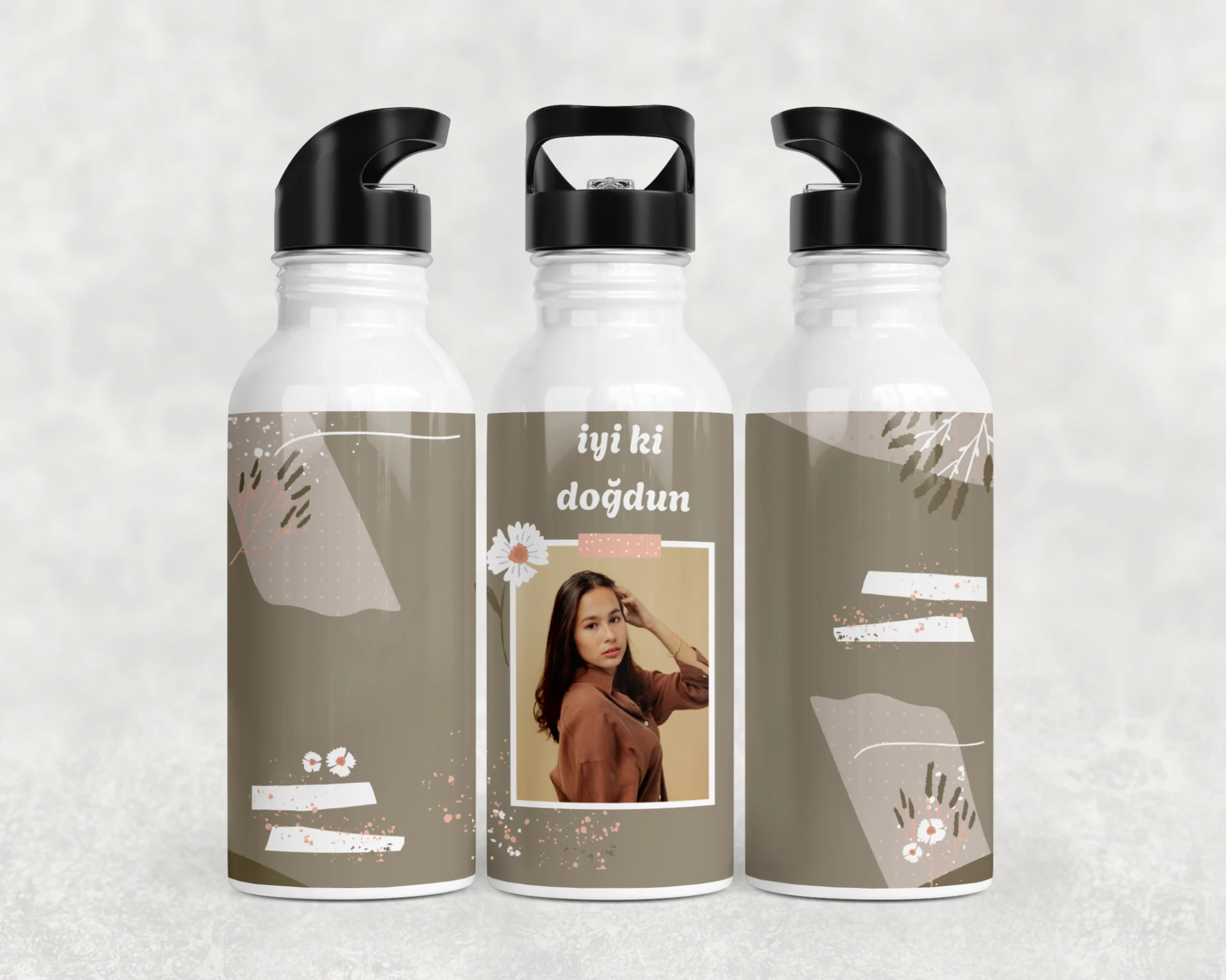 astel Boho İyi Ki Doğdun Termos Matara Bardak Özel Set - Görsel 3