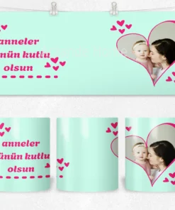 Alternative view of Mint Kalpli Anneler Günü Termos Matara Bardak Özel Set