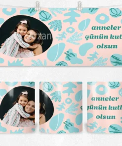 Alternative view of Matisse Pastel Anneler Günün Kutlu Olsun Termos Matara Bardak Özel Set