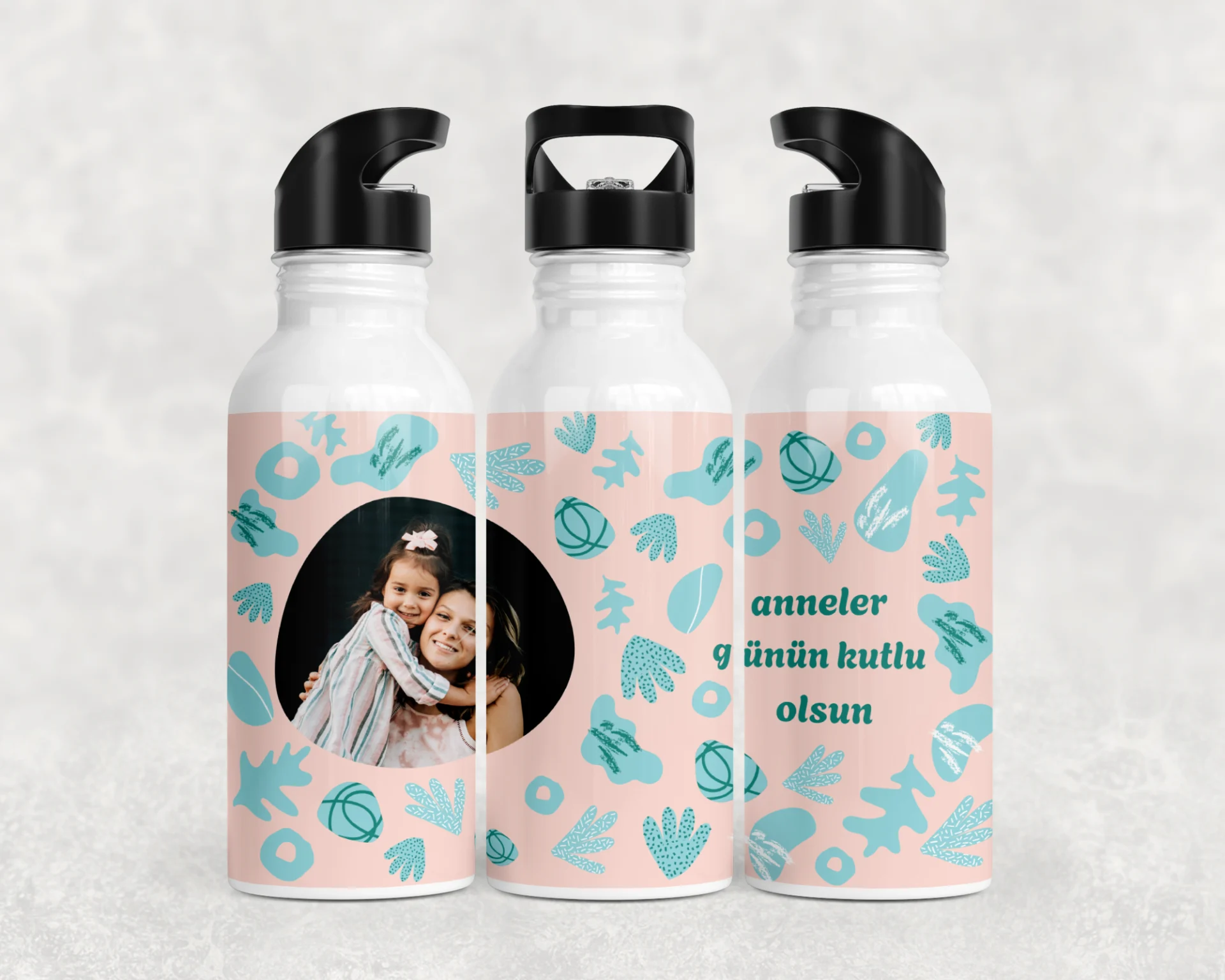 Matisse Pastel Anneler Günün Kutlu Olsun Termos Matara Bardak Özel Set - Görsel 3