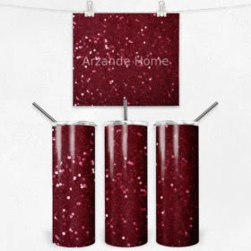 Bordo Sim Parıltı 600 ML Çelik Termos