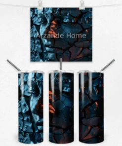 Kırık Cam Kadın Silüeti Tasarım 600 ML Çelik Termos