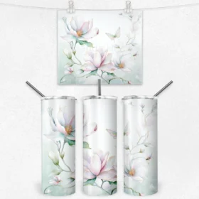 Bahar Esintisi Çiçek 600 ML Çelik Termos
