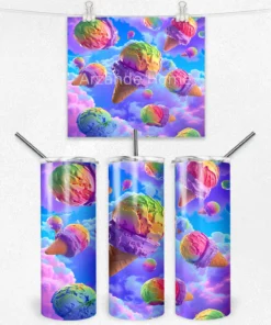 Gökyüzü Dondurma 600 ML Çelik Termos