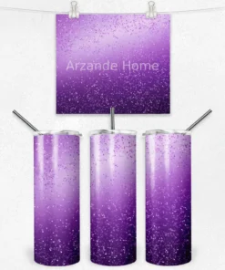 Mor Işıltı Efektli 600 ML Çelik Termos