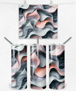 Mermer Dalgalar 600 ML Çelik Termos