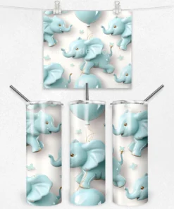 Balonlu Fil Masalı 600 ML Çelik Termos