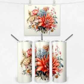 Canlı Çiçek Bahçesi 600 ML Çelik Termos