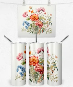 Doğal Çiçek Bahçesi 600 ML Çelik Termos