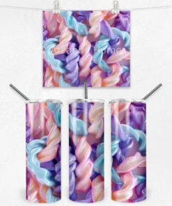 Pastel Rüya Örgü 600 ML Çelik Termos