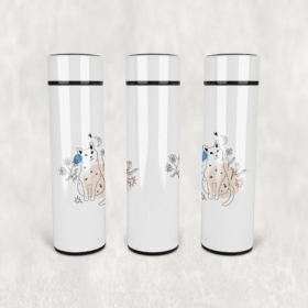 Astral Kedi Çizim Led Derece Göstergeli Paslanmaz Çelik Termos 500 ML