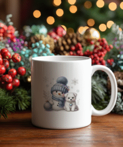 Yılbaşı Yeni Yıl Temalı Porselen Kupa Bardak Kahve Çay Hediyelik Koleksiyon 01