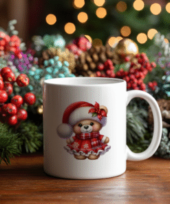 Yılbaşı Yeni Yıl Temalı Porselen Kupa Bardak Kahve Çay Hediyelik Koleksiyon 03