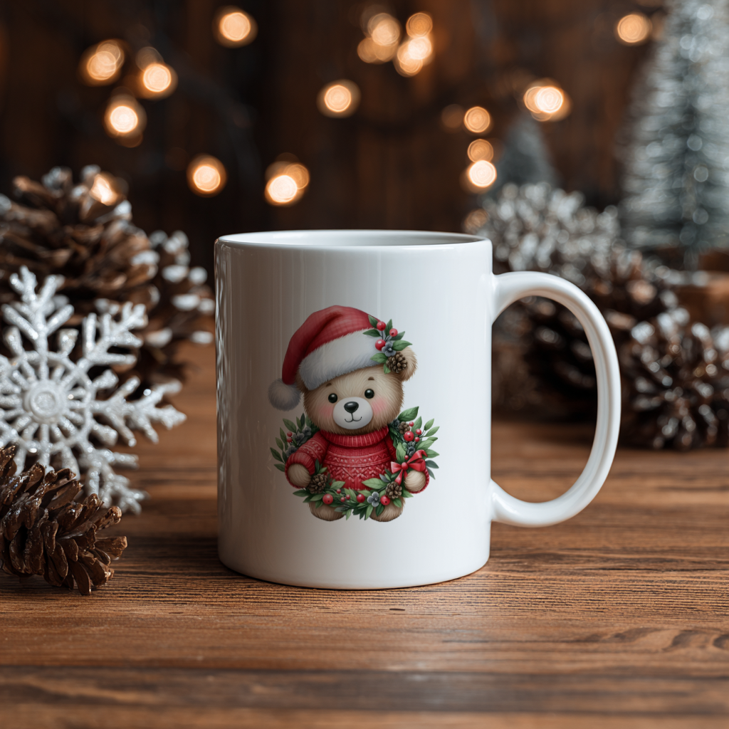 Yılbaşı Yeni Yıl Temalı Porselen Kupa Bardak Kahve Çay Hediyelik Koleksiyon 07