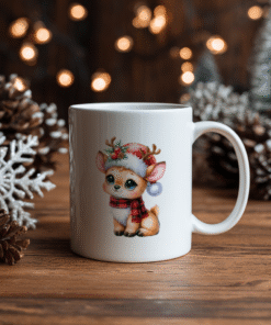 Yılbaşı Yeni Yıl Temalı Porselen Kupa Bardak Kahve Çay Hediyelik Koleksiyon 09