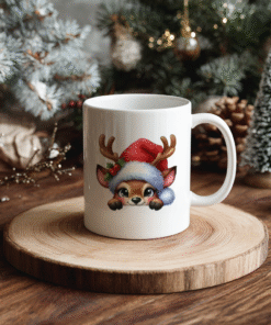 Yılbaşı Yeni Yıl Temalı Porselen Kupa Bardak Kahve Çay Hediyelik Koleksiyon 12