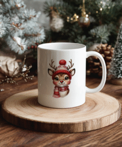 Yılbaşı Yeni Yıl Temalı Porselen Kupa Bardak Kahve Çay Hediyelik Koleksiyon 17