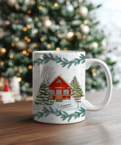 Yılbaşı Yeni Yıl Temalı Porselen Kupa Bardak Kahve Çay Hediyelik Koleksiyon 21