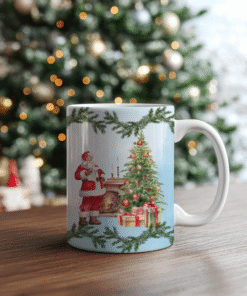 Yılbaşı Yeni Yıl Temalı Porselen Kupa Bardak Kahve Çay Hediyelik Koleksiyon 22