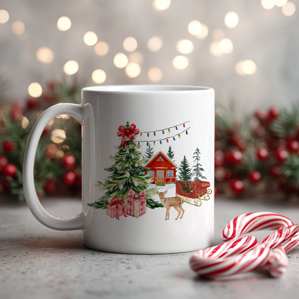 Yılbaşı Yeni Yıl Temalı Porselen Kupa Bardak Kahve Çay Hediyelik Koleksiyon 31