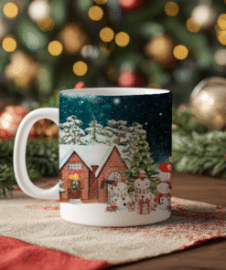 Yılbaşı Yeni Yıl Temalı Porselen Kupa Bardak Kahve Çay Hediyelik Koleksiyon 47