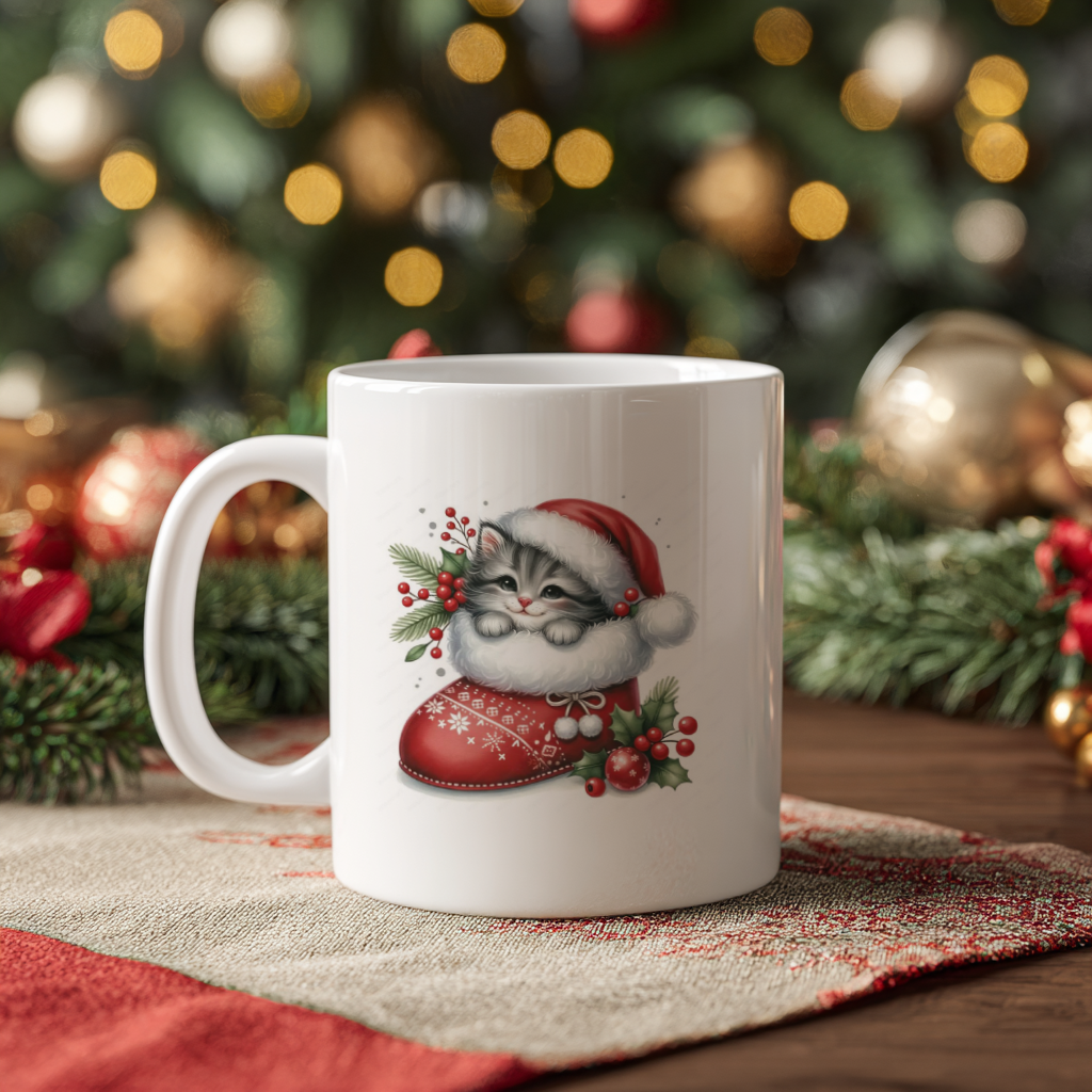 Yılbaşı Yeni Yıl Temalı Porselen Kupa Bardak Kahve Çay Hediyelik Koleksiyon 49