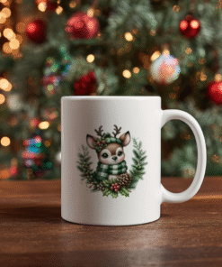 Yılbaşı Yeni Yıl Temalı Porselen Kupa Bardak Kahve Çay Hediyelik Koleksiyon 52