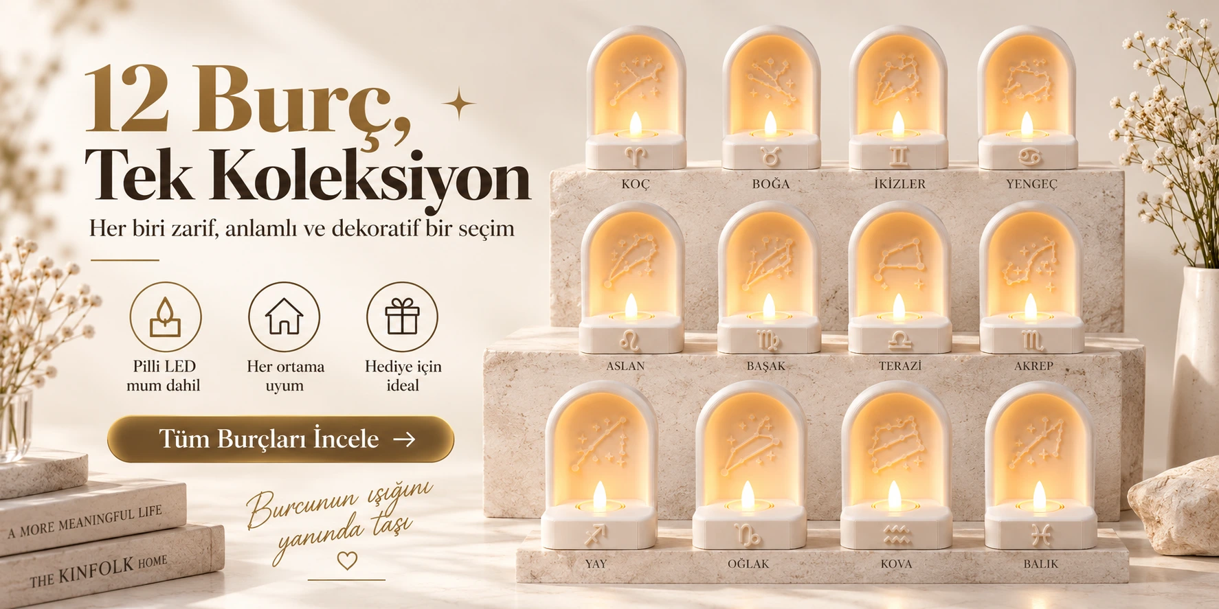 Dekoratif obje ve biblo koleksiyonu