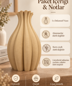 Elvar Dekoratif Vazo Salon ve Oturma Odası İçin Modern Vazo - Görsel 8